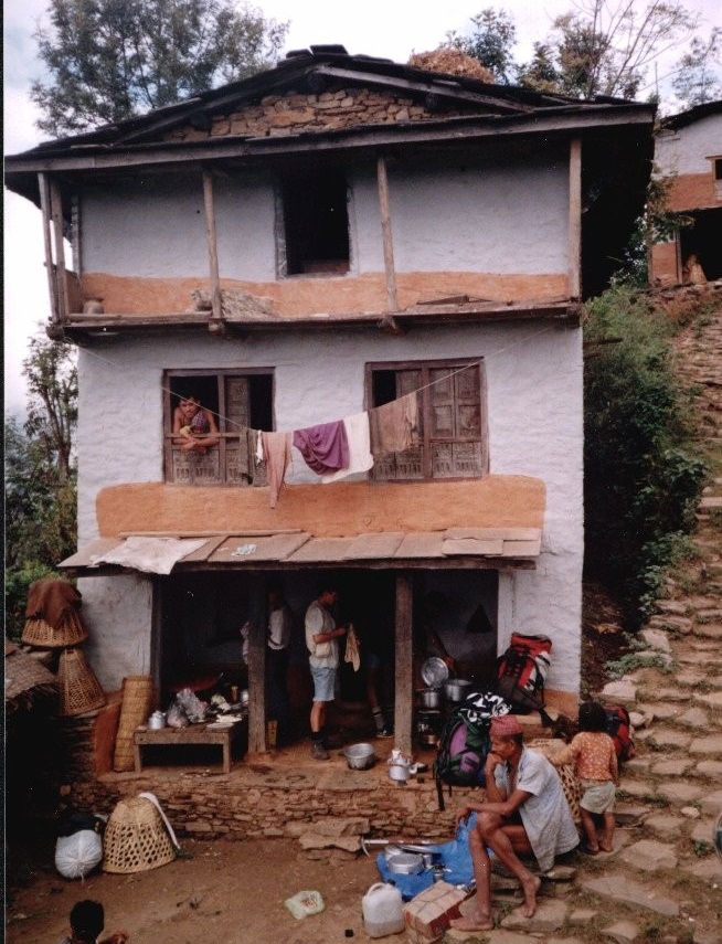 Lunch Stop at traditional-style house after Chautara