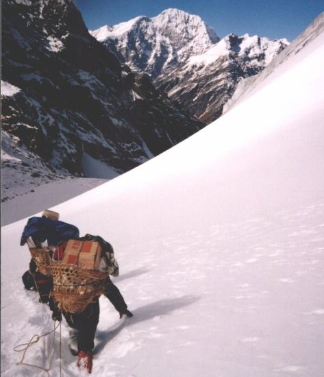 Shalbachum in Langtang Himal on descent from Tilman's Pass