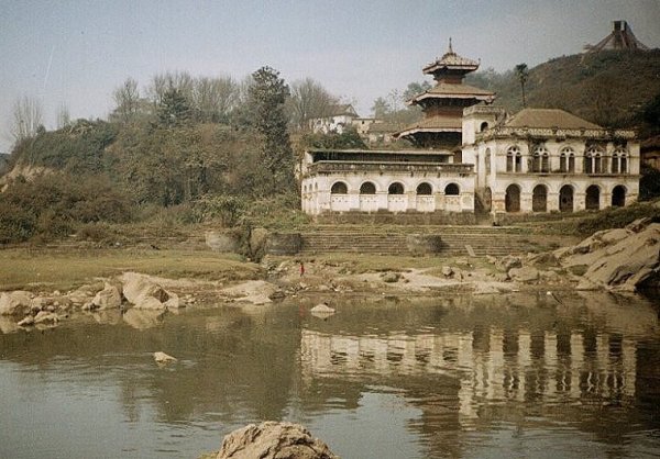 Temple at Chobhar Gorge outside Kathmandu