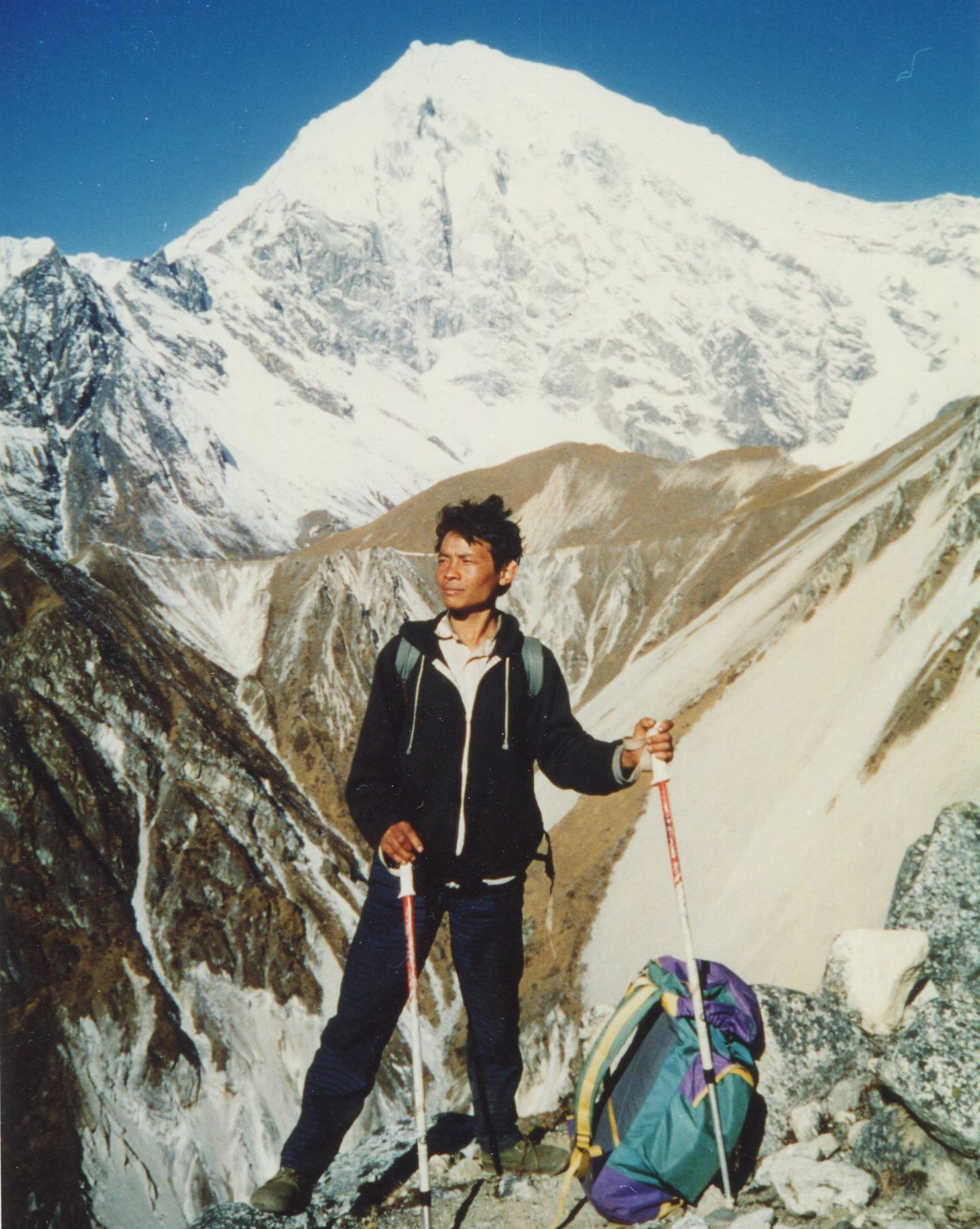 Langtang Lirung from Tsergo Ri ( c5000m )