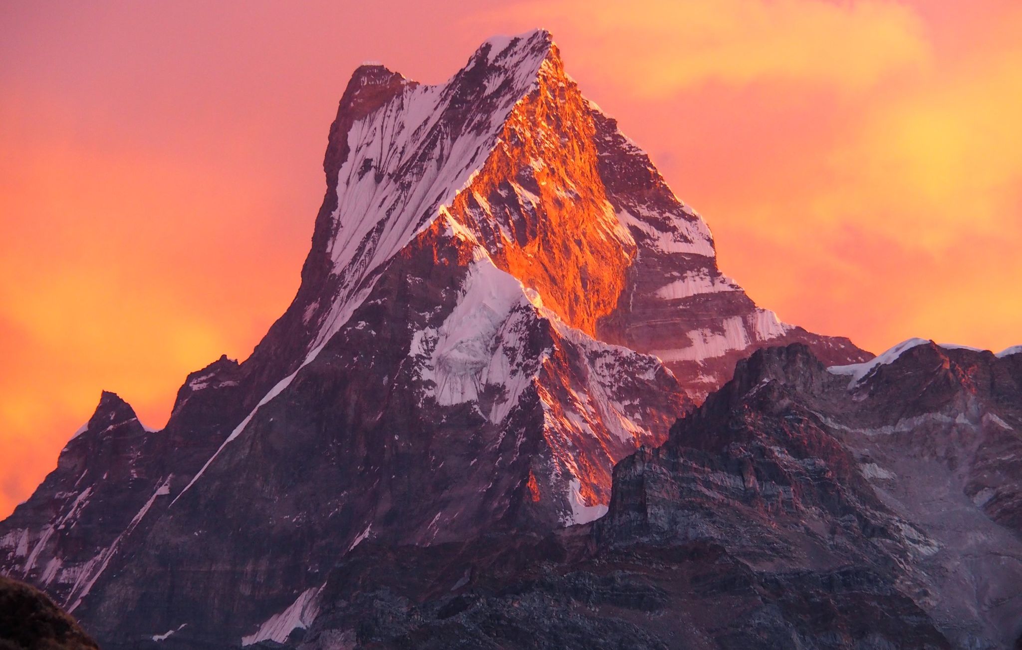 Macchapucchre ( The Fishtail Mountain )