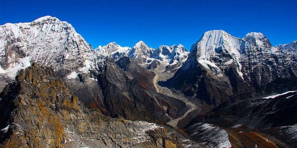 Peaks above Rolwaling Valley