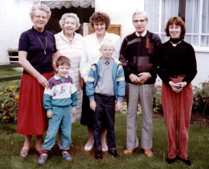 Vera Turnbull, Charlotte Ingram, Val Ingram, Robert Turnbull, Barbara Turnbull, Niall Turnbull, Rory Ingram