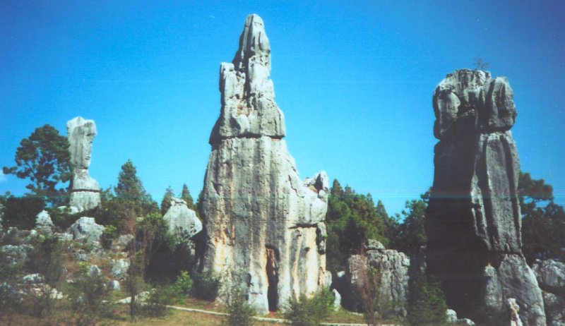 Limestone Outcrops at Shilin Stone Forest