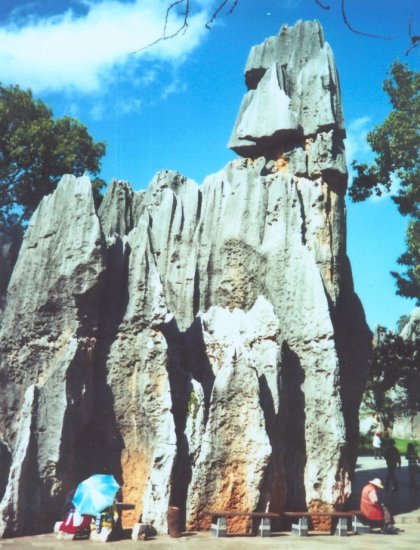 Limestone Outcrops at Shilin Stone Forest