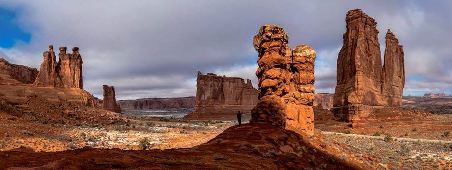 Courthouse Towers in Arches National Park