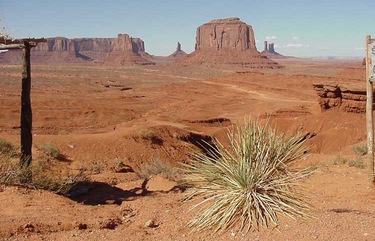 Sandstone Buttes in Monument Valley