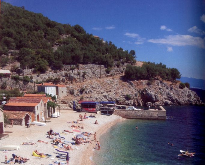 Beach on Cres Island in the Kvarner Gulf