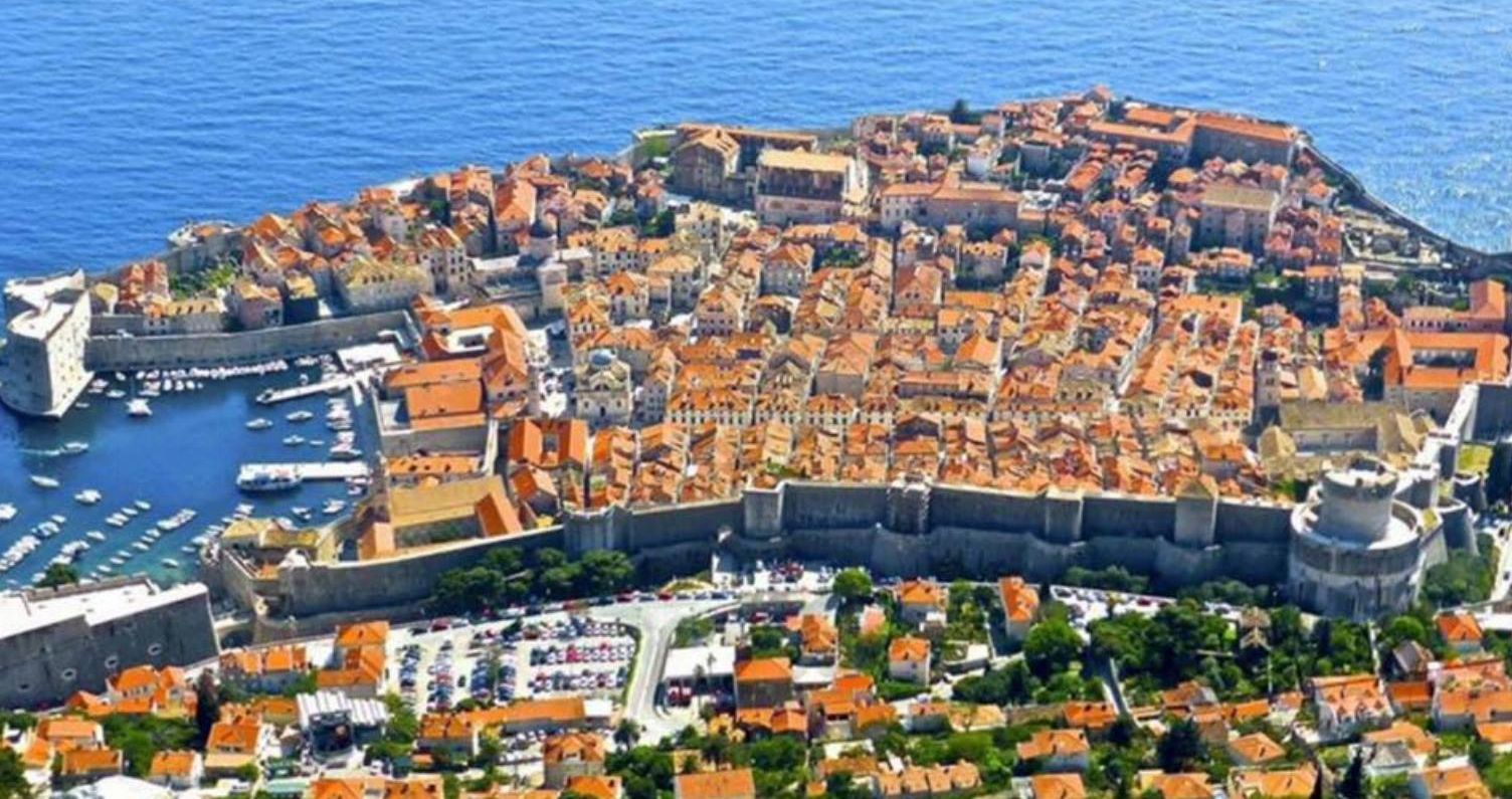Dubrovnik on the Dalmatian Coast of Croatia