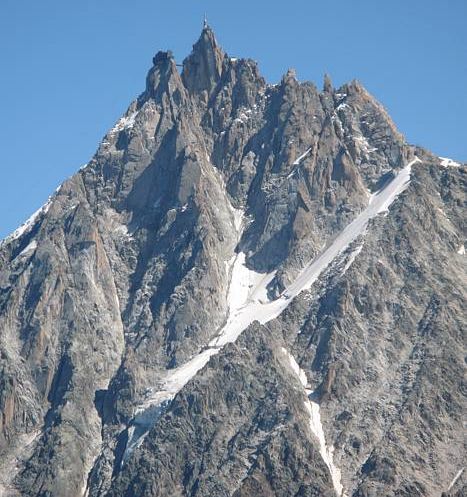 Aiguille du Midi in the French Alps at Chamonix