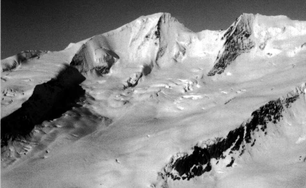 Grunhorn from Finsteraarhorn