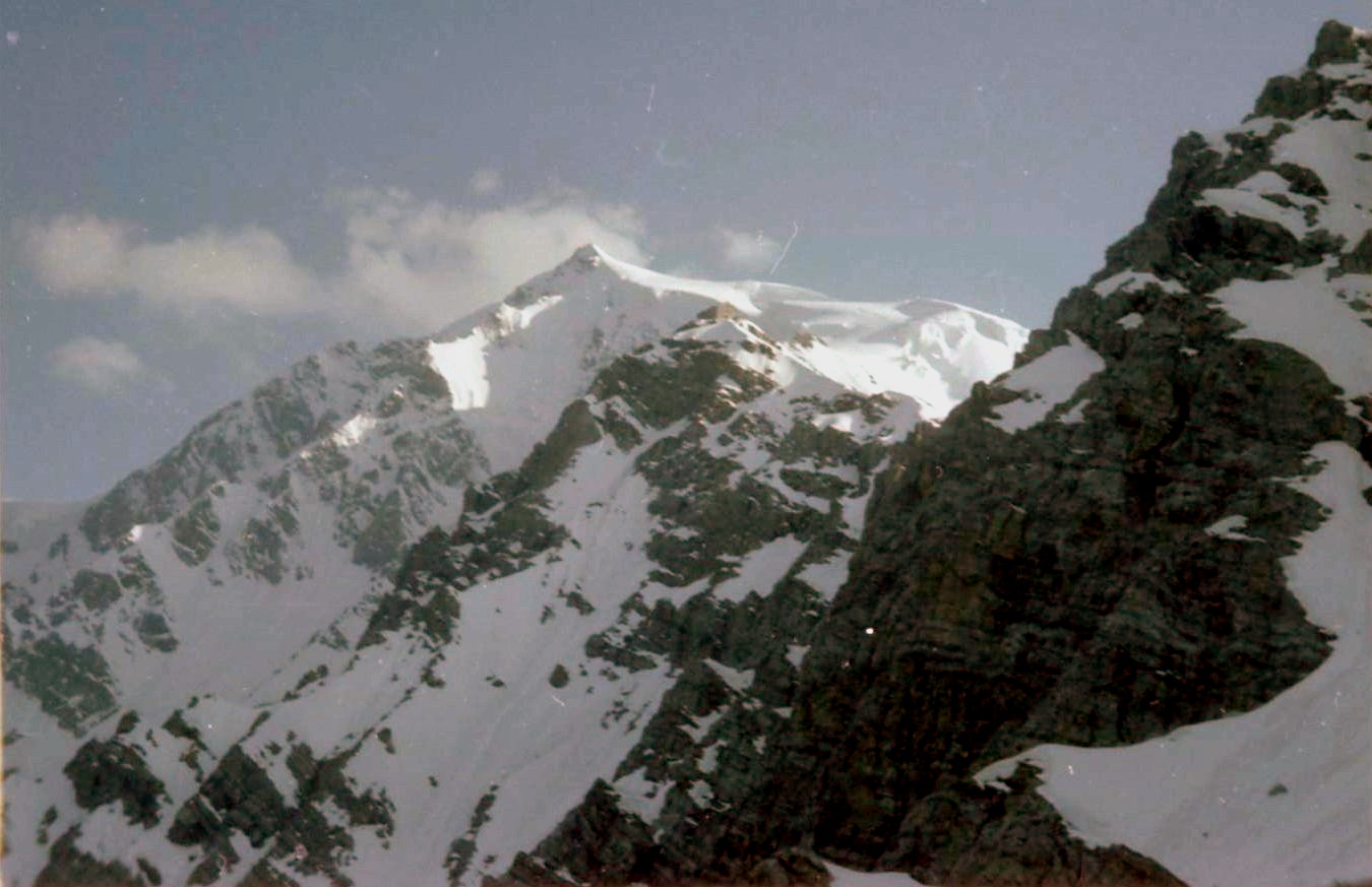 The Ortler on ascent to hut