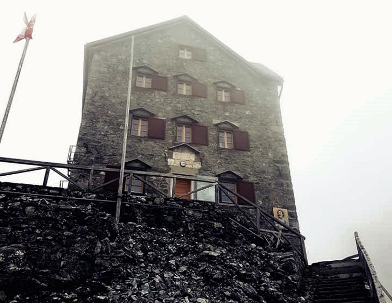 Payer Hut on the North Ridge of the Ortler