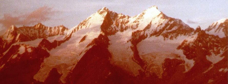 Dom and Taschhorn from Weisshorn