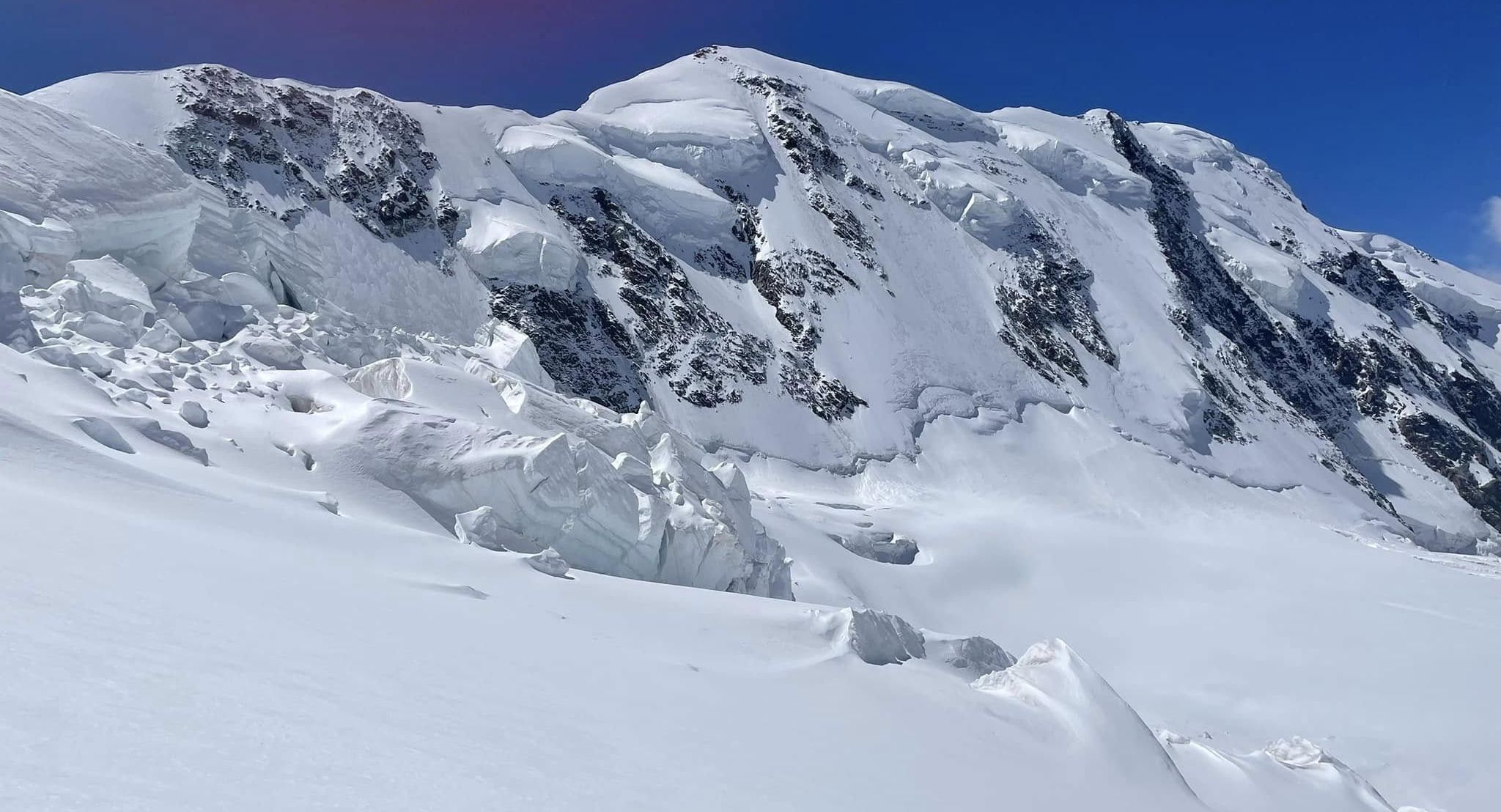 Lyskamm from Monte Rosa