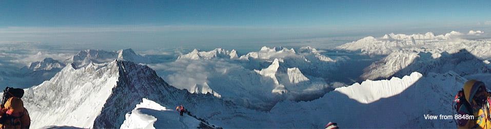 View from Mount Everest