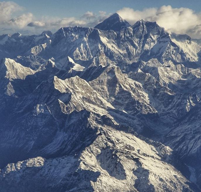 Aerial View of Mount Everest