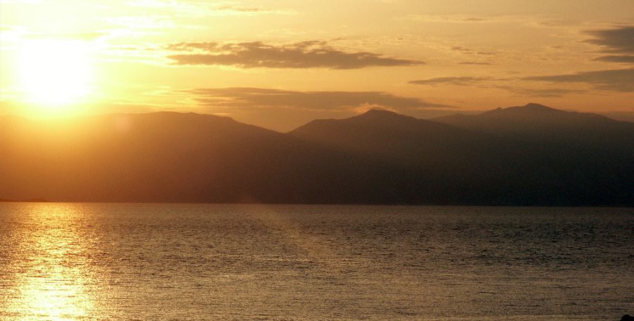Sunset in the Cyclades