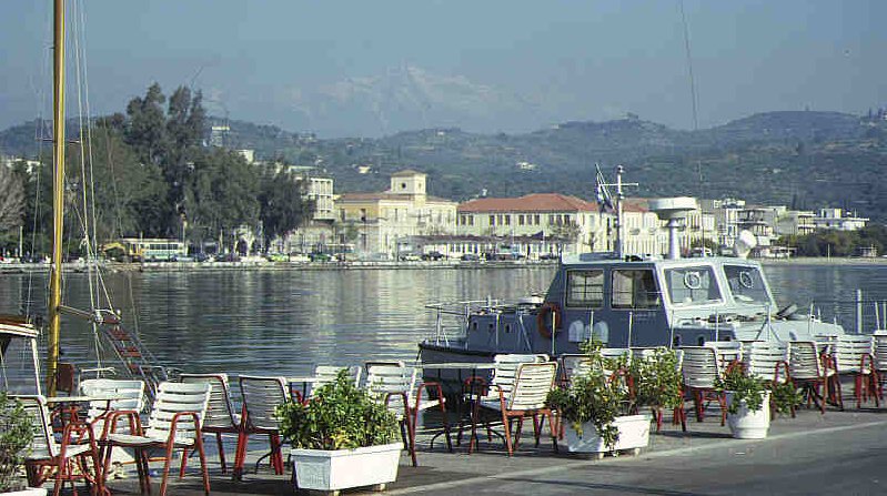 Waterfront at Githio "Land of the Gods", also Gythio, Githeio, Githio or Yithion 