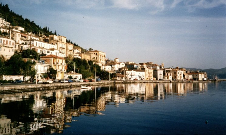 Waterfront at Githio "Land of the Gods", also Gythio, Githeio, Githio or Yithion