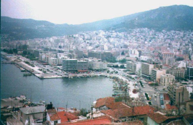 City of Kavala in NE Greece