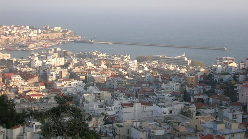 City of Kavala in NE Greece