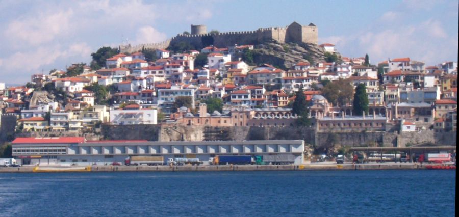 Castle at Kavala in NE Greece