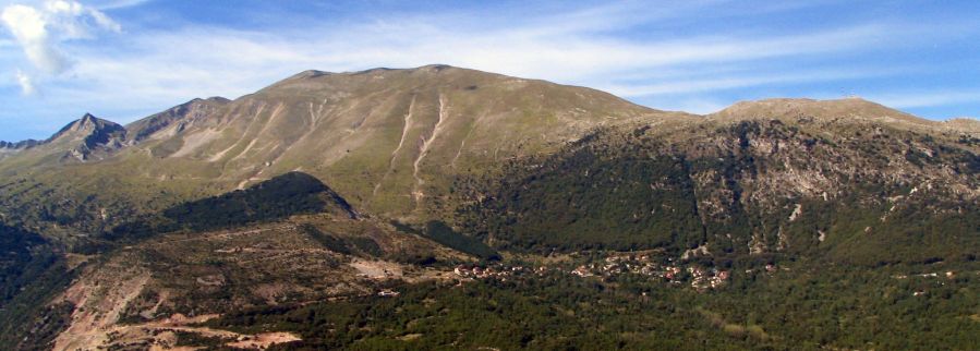 The Pindus Mountains in Northern Greece