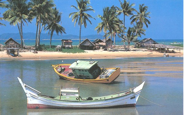 The Lagoon at Marang Fishing Village on the east coast of peninsular Malaysia