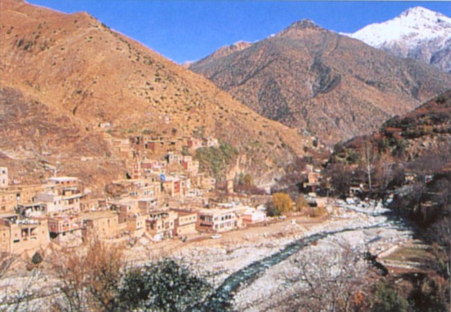 High Atlas from Ourika Valley near Marrakesh