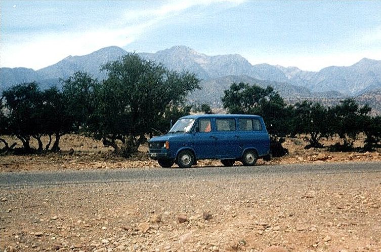 In the sub-sahara south of the High Atlas