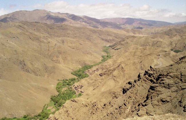 Tiz n Tichka across the High Atlas in Morocco