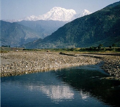 Annapurna South from Modi Khola