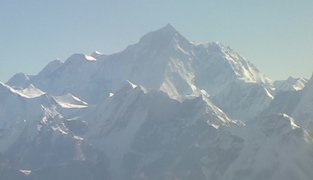Mt. Makalu from the air