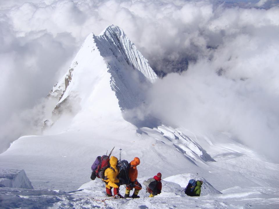 Ascent on Mount Manaslu