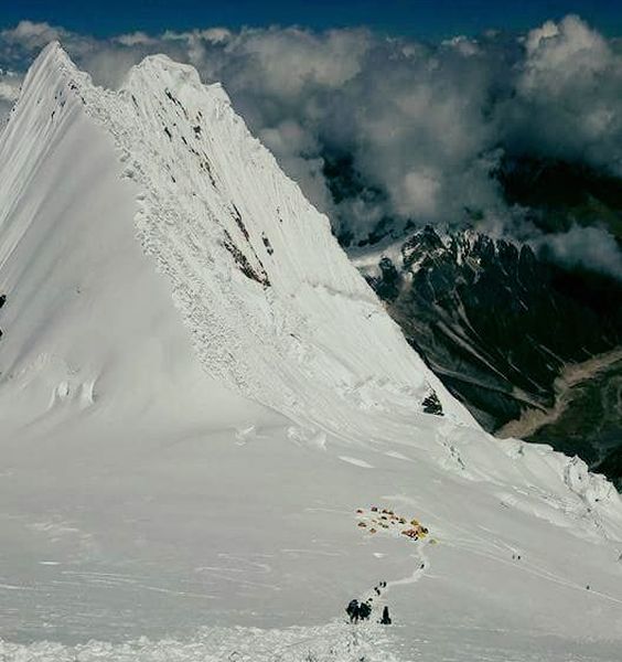 Ascent on Mount Manaslu