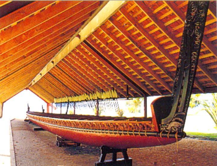 Maori War Canoe at Waitangi