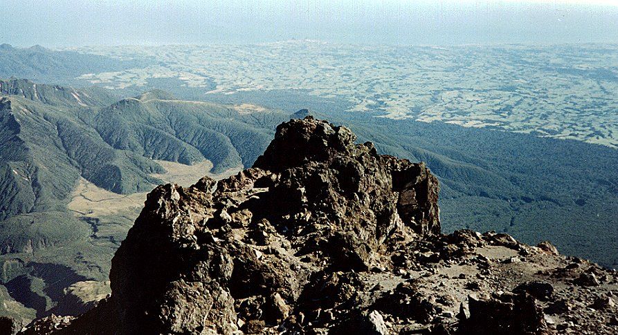 View from summit of Mt. Egmont / Taranaki