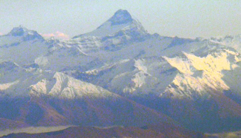 Mount Aspiring in the Southern Alps on the South Island of New Zealand
