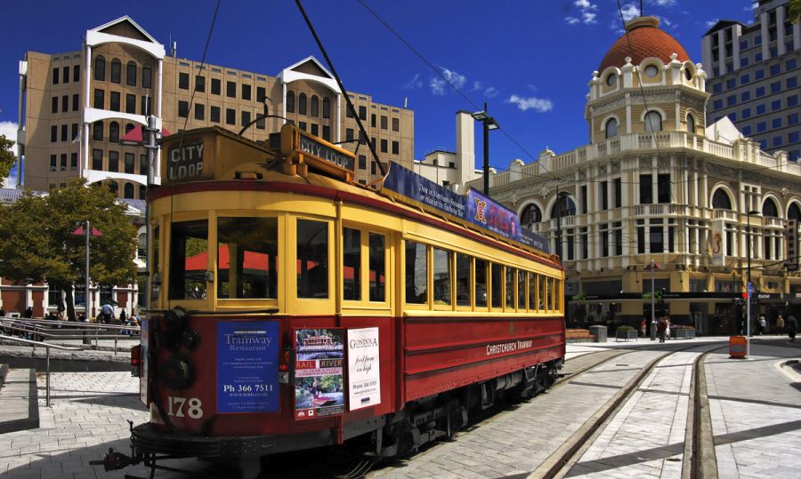 Tram in Christchurch