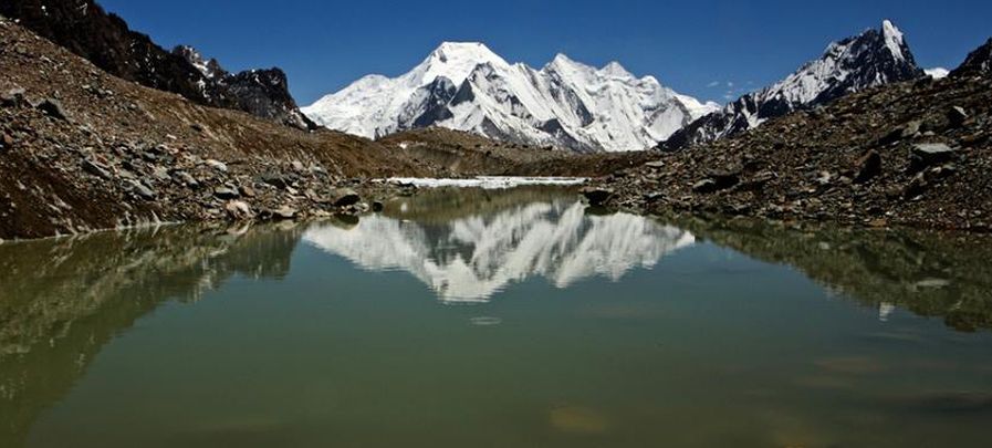 Lake in the Karakorum Mountains of Pakistan