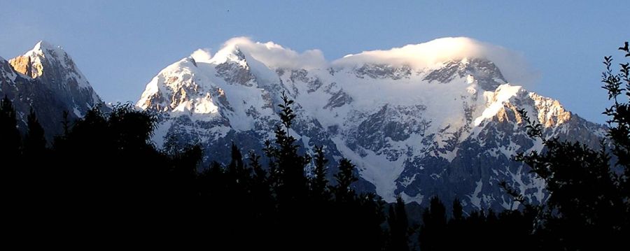 The Seven Thousanders - Ultar ( 7388m ) in the Karakorum Mountains of Pakistan