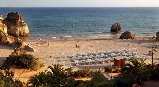 Alvor in The Algarve in Southern Portugal
