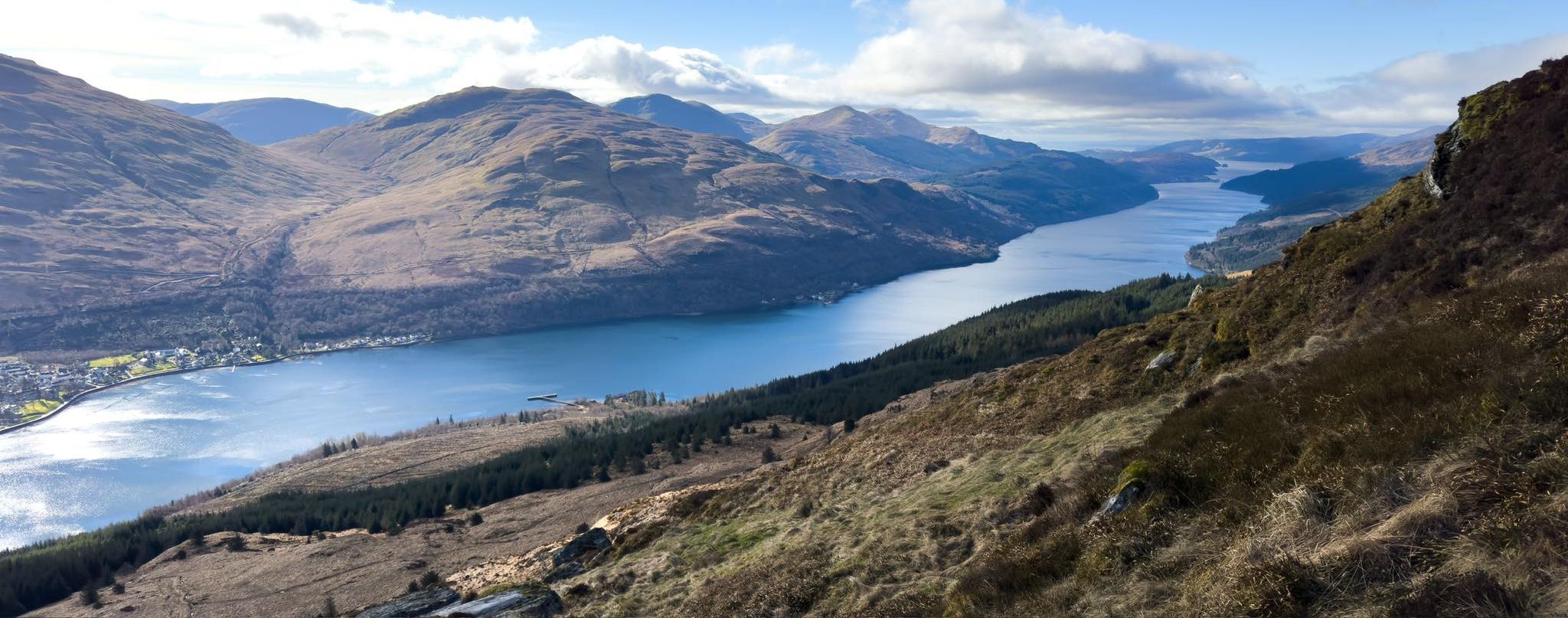 Beinn a'Manaich above Loch Long