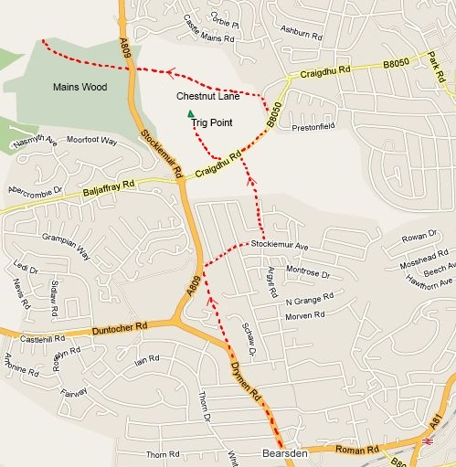 Map of Walk