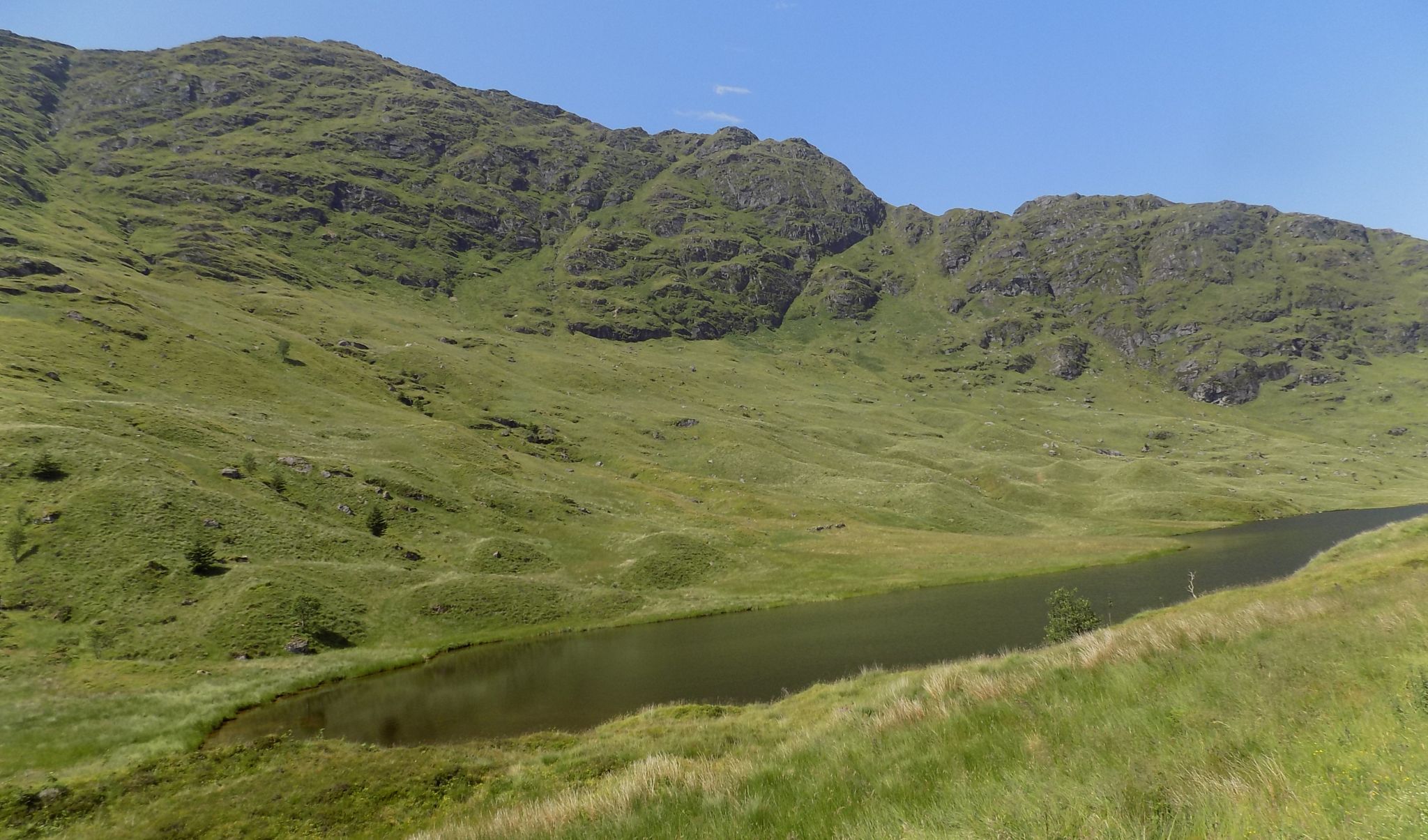 Glen Croe from Rest and be Thankful Road in the Southern Highlands of Scotland