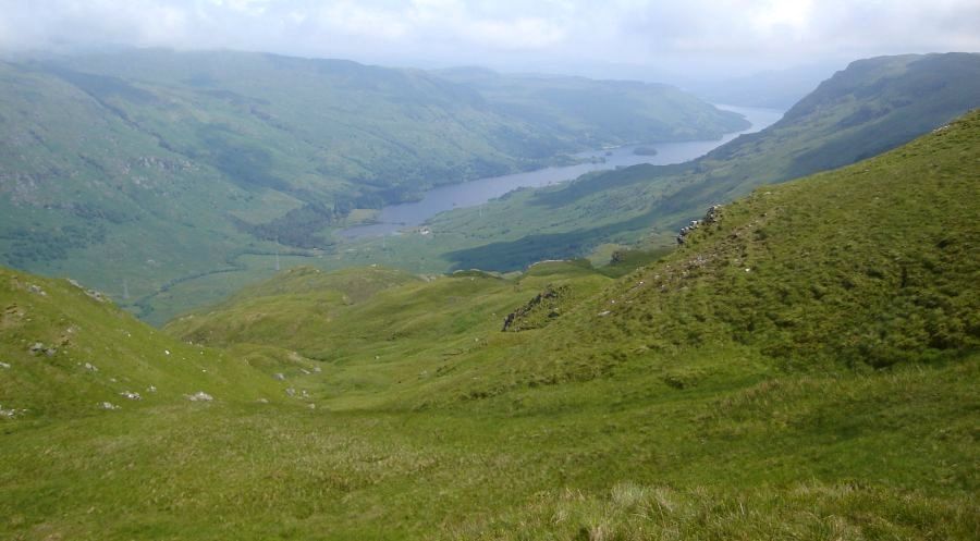 Loch Arklet from Beinn a'Choin