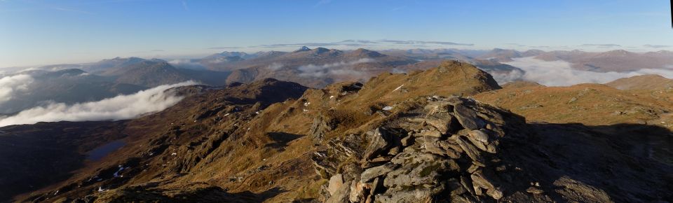 Bheinn Bhuidhe, Ben Cruachan, Ben Lui Group, Beinn Dorain from Beinn Chabhair