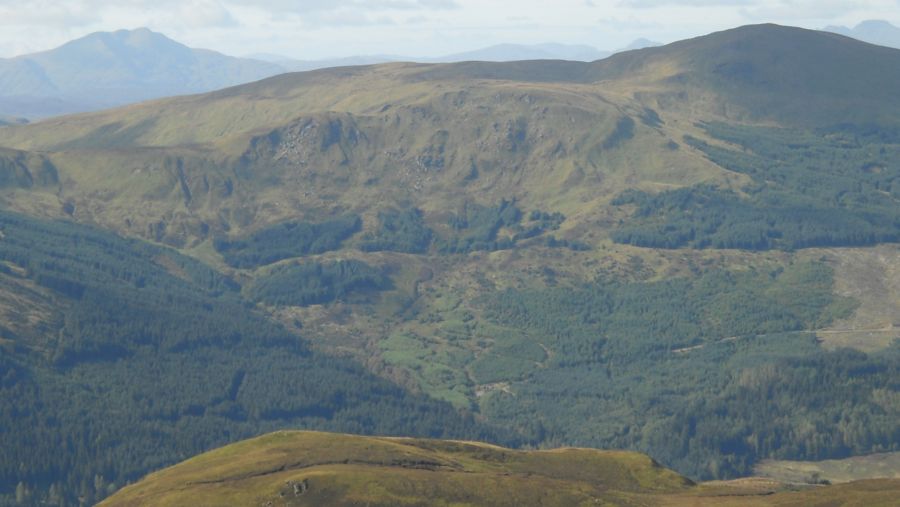 Ben Lomond and Ben Vane from Beinn Each