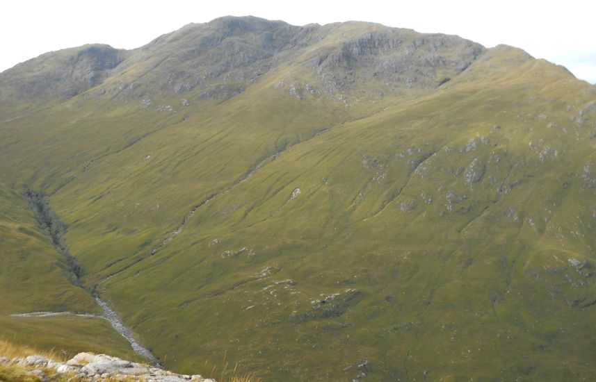 Stob Dubh on ascent of Beinn Mhic Chasgaig